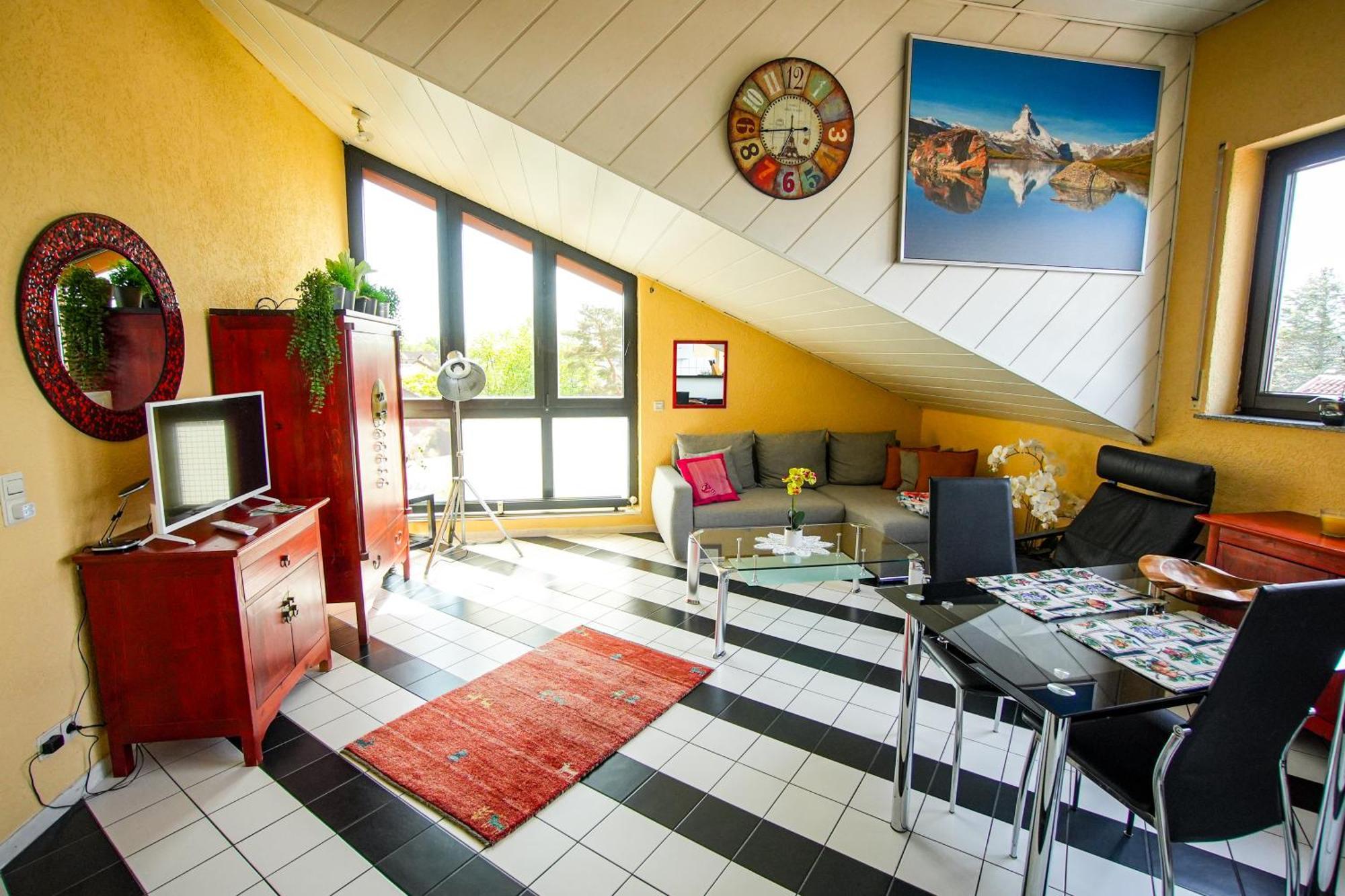 Schoenes Studio In Der Rheinebene, Zentral Gelegen Rheinstetten Ngoại thất bức ảnh